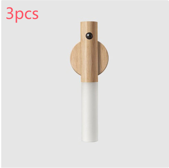 Auto LED USB Magnetic Wireless Night Light Corridors Porch Lights PIR ...